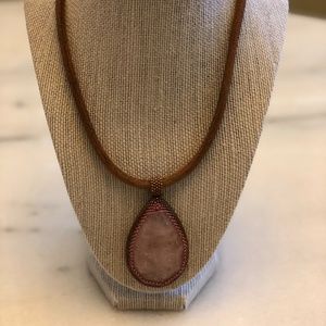 Pink Stone Necklace